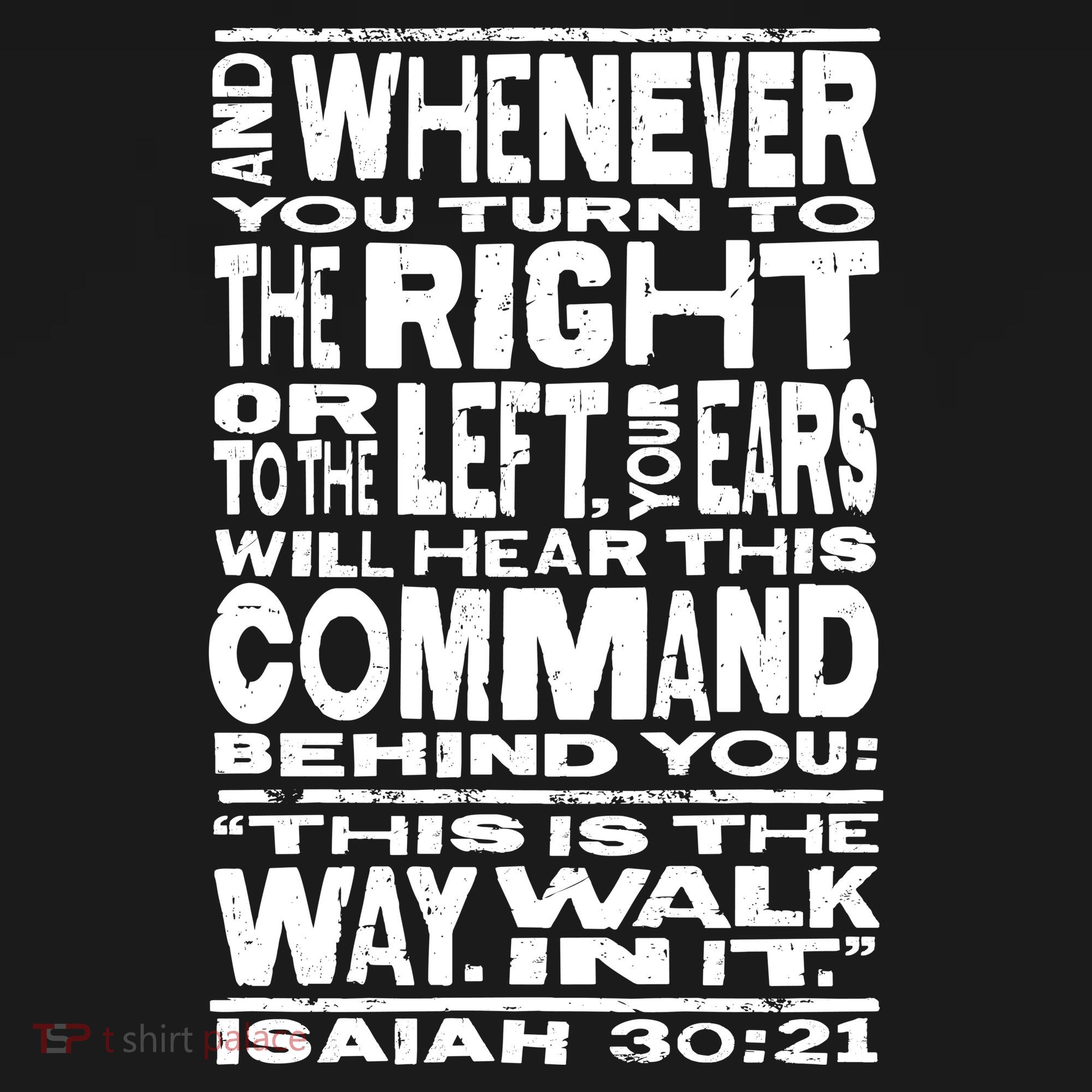 Isaiah 30:21 Bible Verse Quote Women's Tank Top