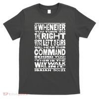 Isaiah 30:21 Bible Verse Quote T-Shirt thumb 0