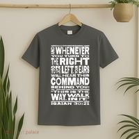 Isaiah 30:21 Bible Verse Quote T-Shirt thumb 2