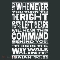 Isaiah 30:21 Bible Verse Quote Coaster thumb 2