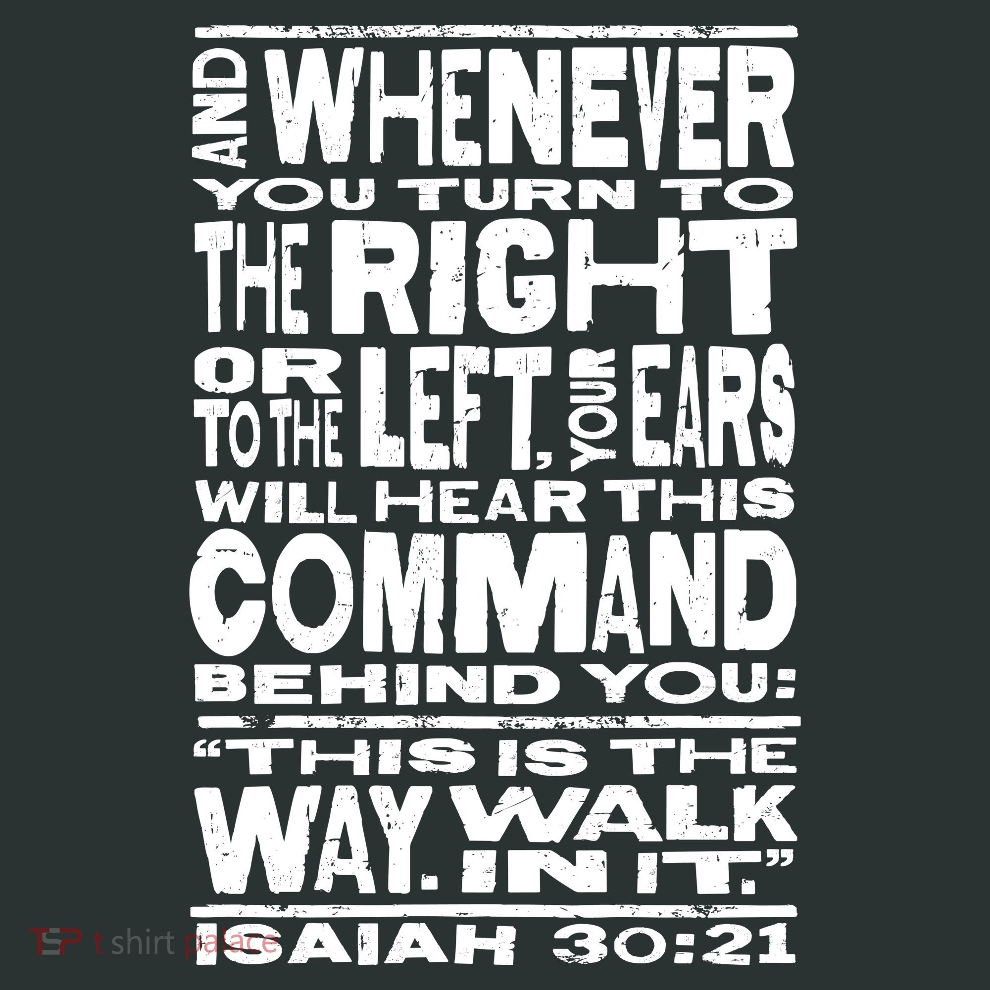 Isaiah 30:21 Bible Verse Quote Coaster