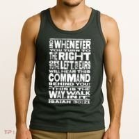 Isaiah 30:21 Bible Verse Quote Tank Top thumb 3
