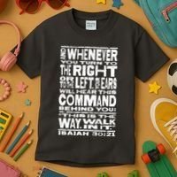 Isaiah 30:21 Bible Verse Quote Kids T-Shirt thumb 3
