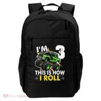 IM 3 This Is How I Roll Monster Truck 3rd Birthday Backpack thumb 0