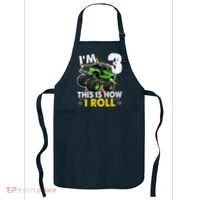 IM 3 This Is How I Roll Monster Truck 3rd Birthday Apron thumb 0