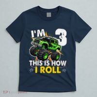 IM 3 This Is How I Roll Monster Truck 3rd Birthday T-Shirt thumb 5