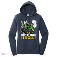 IM 3 This Is How I Roll Monster Truck 3rd Birthday Women's Hoodie thumb 0