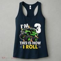IM 3 This Is How I Roll Monster Truck 3rd Birthday Women's Tank Top thumb 3