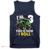 IM 3 This Is How I Roll Monster Truck 3rd Birthday Tank Top thumb 0