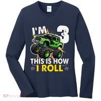 IM 3 This Is How I Roll Monster Truck 3rd Birthday Women's Long Sleeve Shirt thumb 0