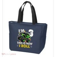 IM 3 This Is How I Roll Monster Truck 3rd Birthday Tote Bag thumb 3