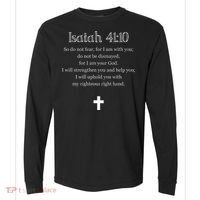 Isaiah 4110 Bible Verse Scripture Christians Comfort Colors Heavyweight Long Sleeve T-Shirt thumb 0
