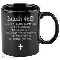 Isaiah 4110 Bible Verse Scripture Christians 11oz C Handle Ceramic Mug thumb 0