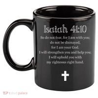 Isaiah 4110 Bible Verse Scripture Christians 11oz C Handle Ceramic Mug thumb 2
