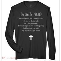 Isaiah 4110 Bible Verse Scripture Christians Zone Performance Long-Sleeve T-Shirt thumb 0
