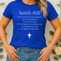 Isaiah 4110 Bible Verse Scripture Christians Women's T-Shirt thumb 2