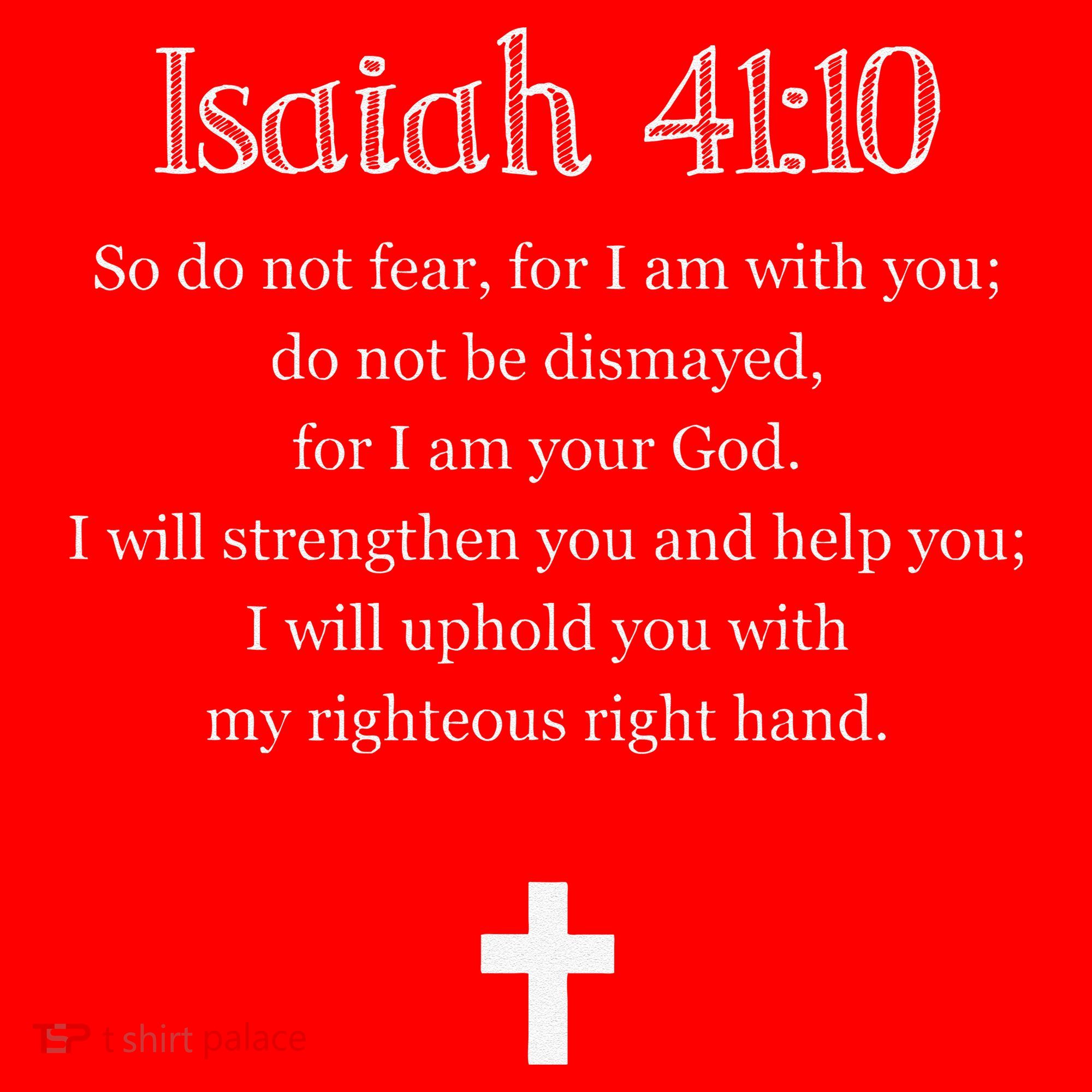 Isaiah 4110 Bible Verse Scripture Christians Santa Hat