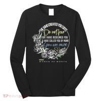 Isaiah 43:1 Bible Verse Do Not Fear Long Sleeve Shirt thumb 0