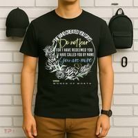 Isaiah 43:1 Bible Verse Do Not Fear T-Shirt thumb 6