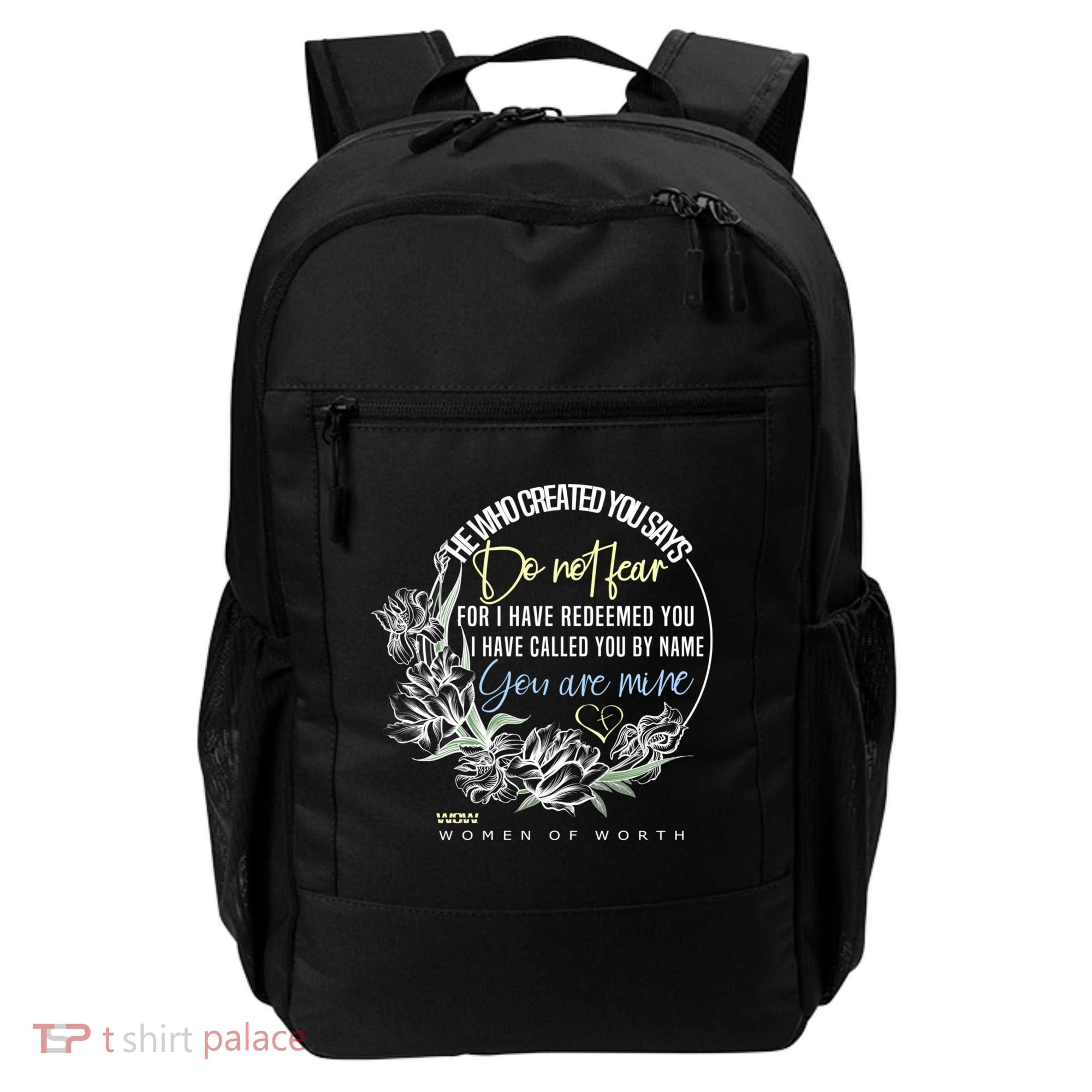 Isaiah 43:1 Bible Verse Do Not Fear Backpack