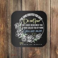 Isaiah 43:1 Bible Verse Do Not Fear Coaster thumb 0
