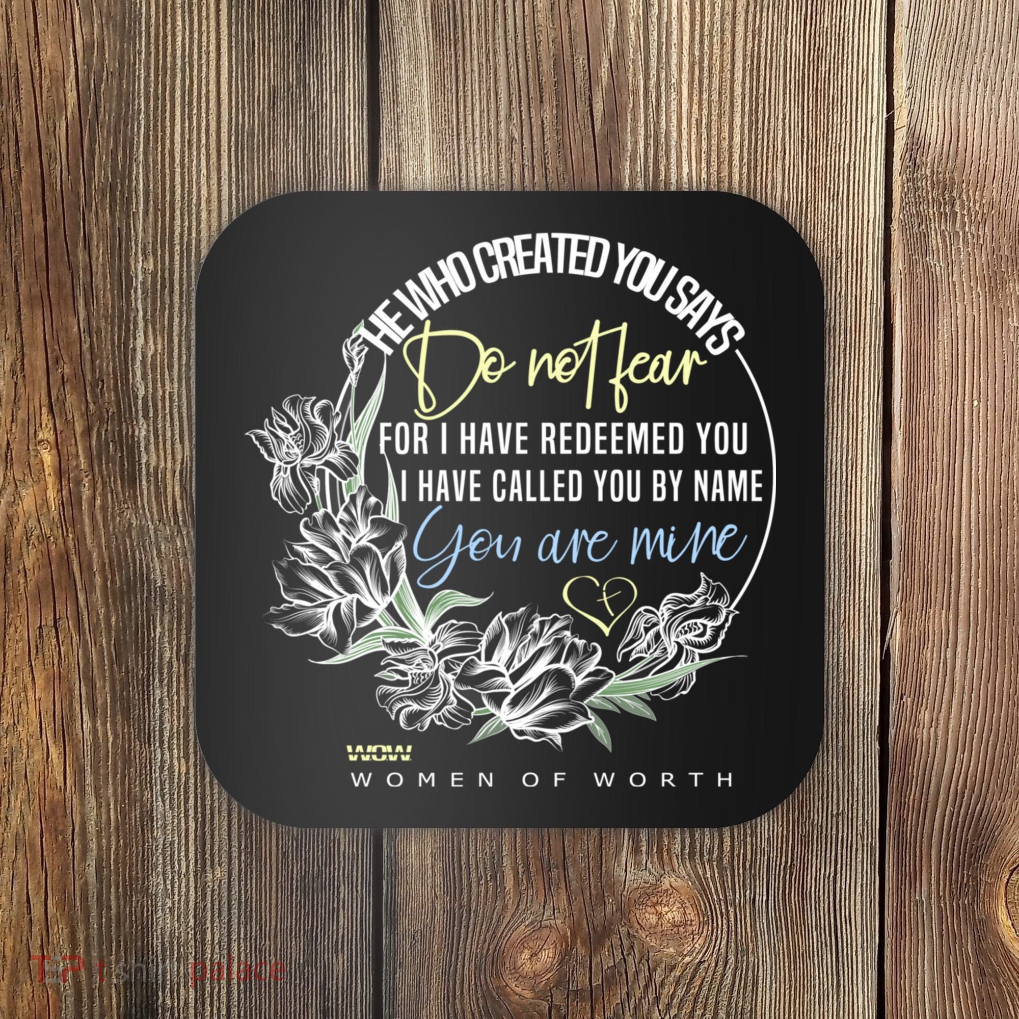 Isaiah 43:1 Bible Verse Do Not Fear Coaster