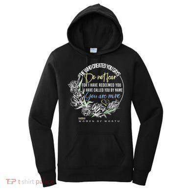Isaiah 43:1 Bible Verse Do Not Fear Women's Hoodie