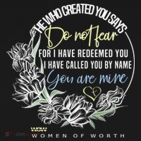 Isaiah 43:1 Bible Verse Do Not Fear Women's Hoodie thumb 2
