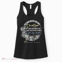 Isaiah 43:1 Bible Verse Do Not Fear Women's Tank Top thumb 0