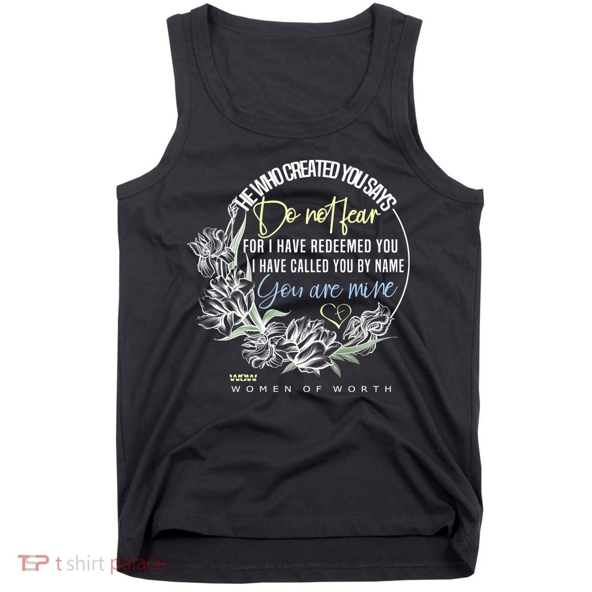 Isaiah 43:1 Bible Verse Do Not Fear Tank Top