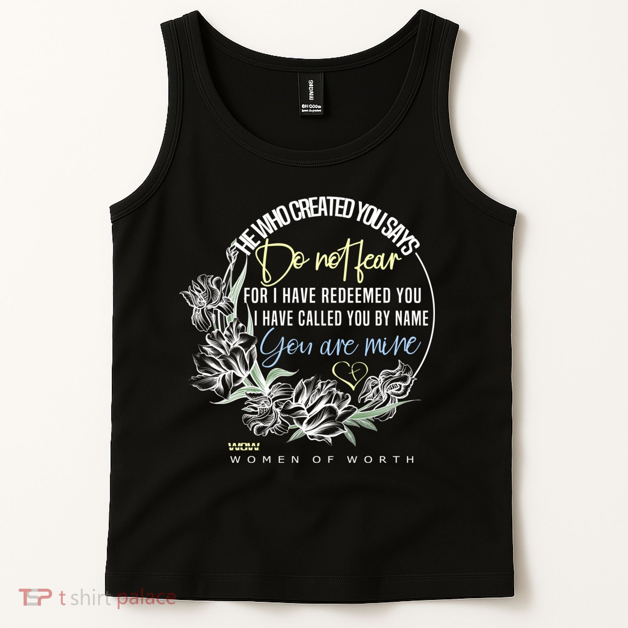 Isaiah 43:1 Bible Verse Do Not Fear Tank Top