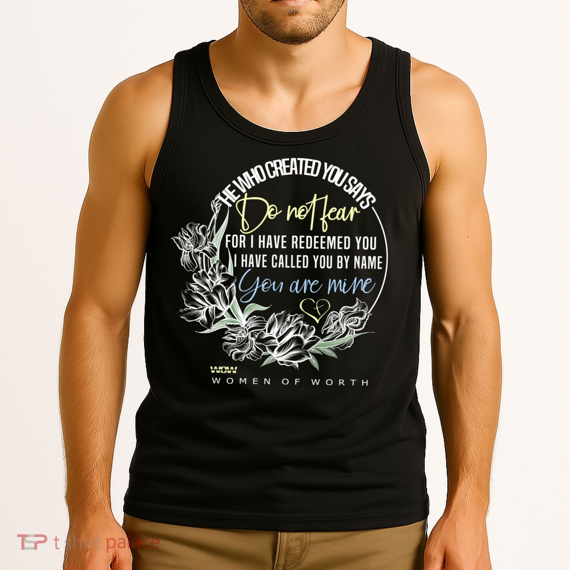Isaiah 43:1 Bible Verse Do Not Fear Tank Top