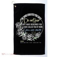 Isaiah 43:1 Bible Verse Do Not Fear Golf Towel thumb 0