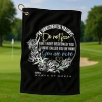 Isaiah 43:1 Bible Verse Do Not Fear Golf Towel thumb 1