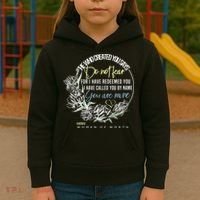 Isaiah 43:1 Bible Verse Do Not Fear Kids Hoodie thumb 3