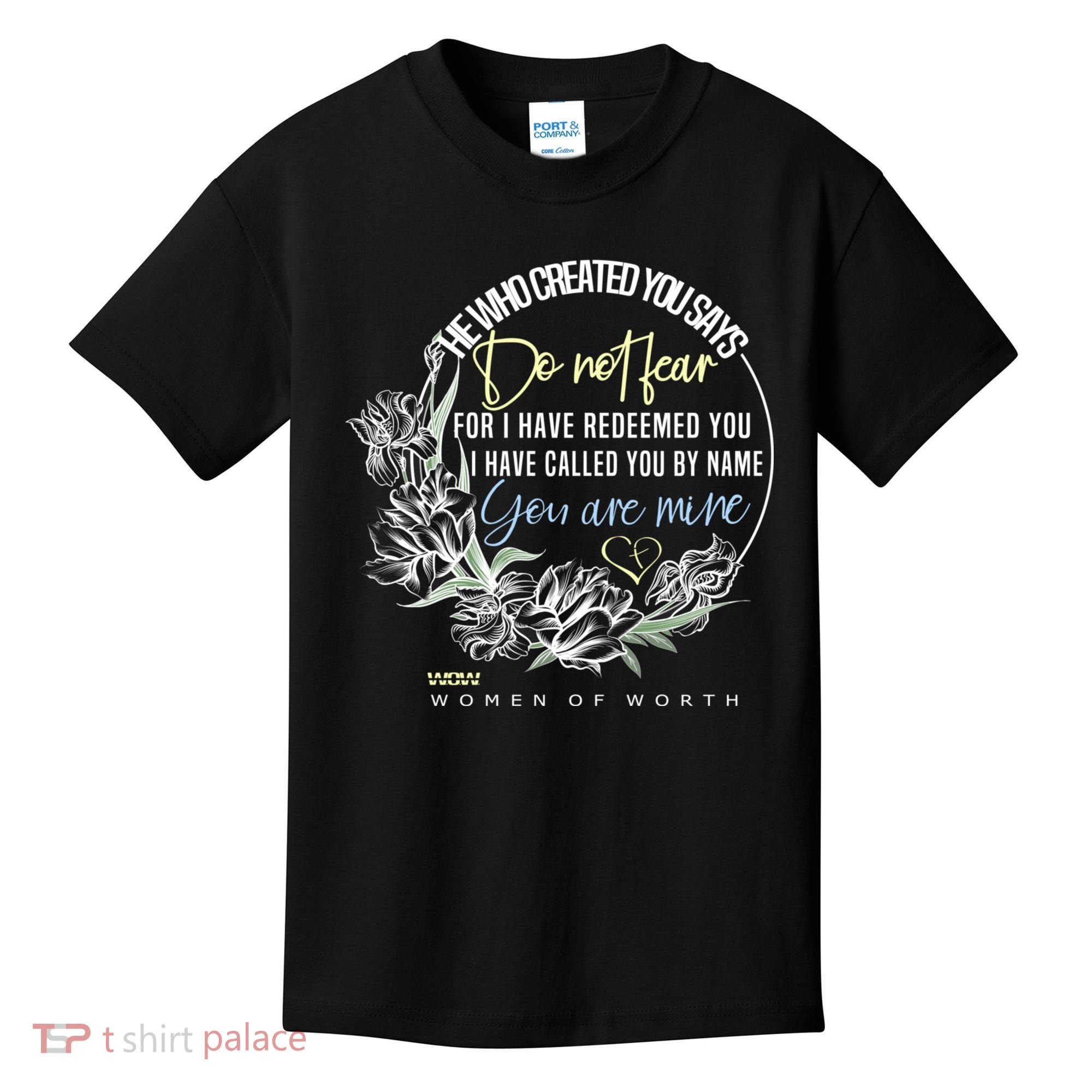 Isaiah 43:1 Bible Verse Do Not Fear Kids T-Shirt