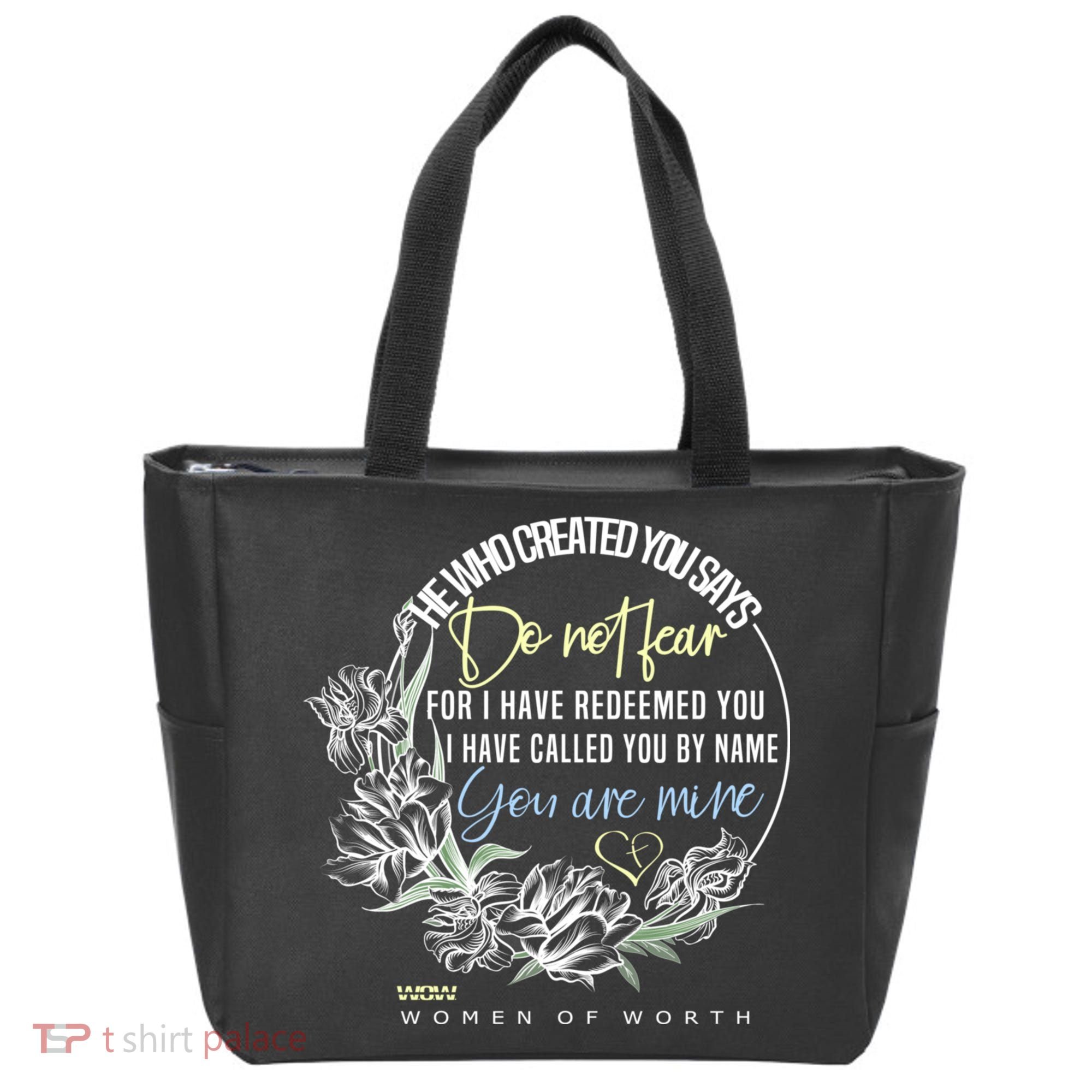 Isaiah 43:1 Bible Verse Do Not Fear Tote Bag