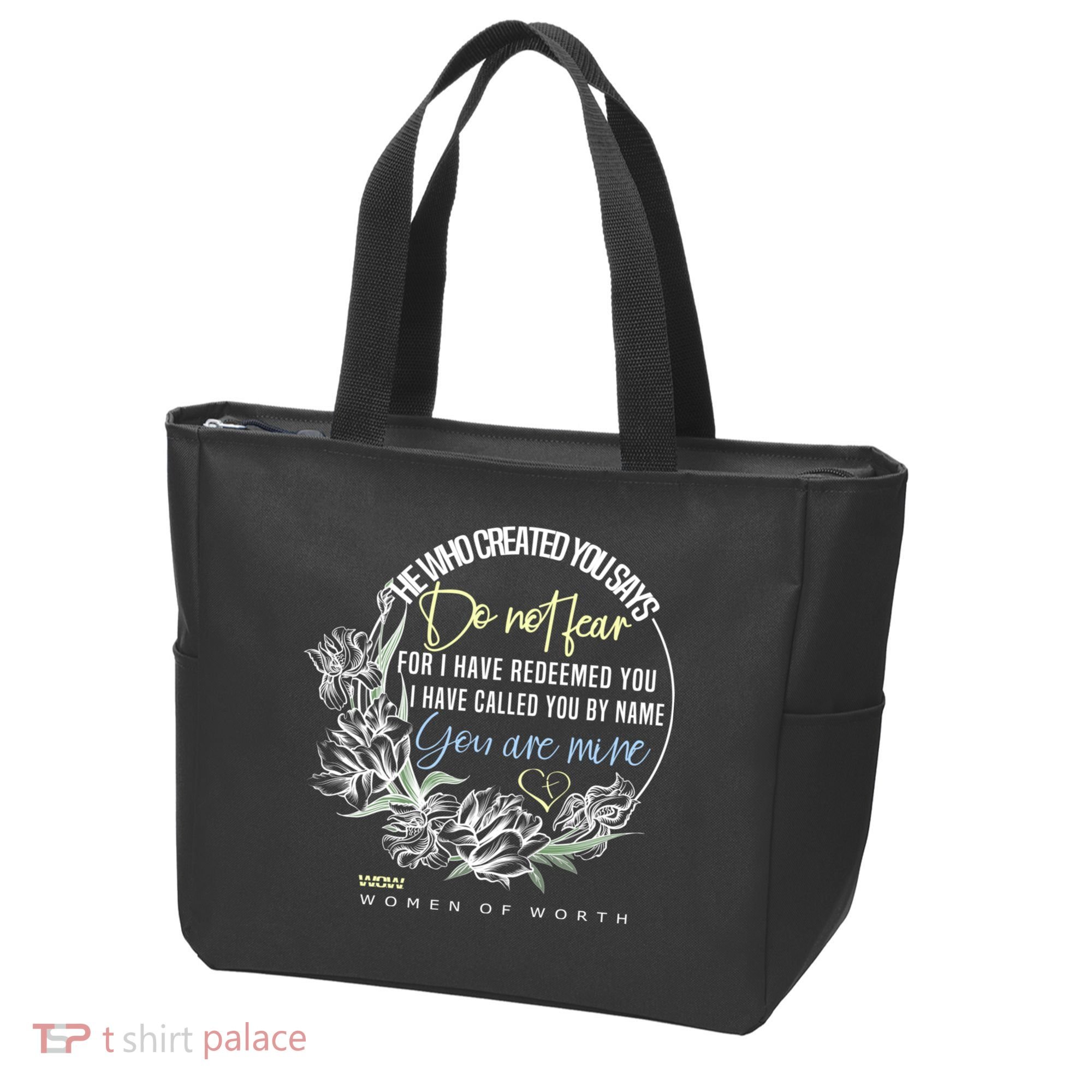 Isaiah 43:1 Bible Verse Do Not Fear Tote Bag