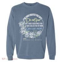 Isaiah 43:1 Bible Verse Do Not Fear Garment-Dyed Sweatshirt thumb 0