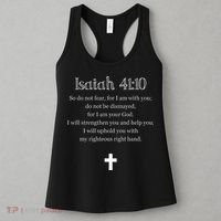 Isaiah 4110 Bible Verse Scripture Christian S Women's Tank Top thumb 3