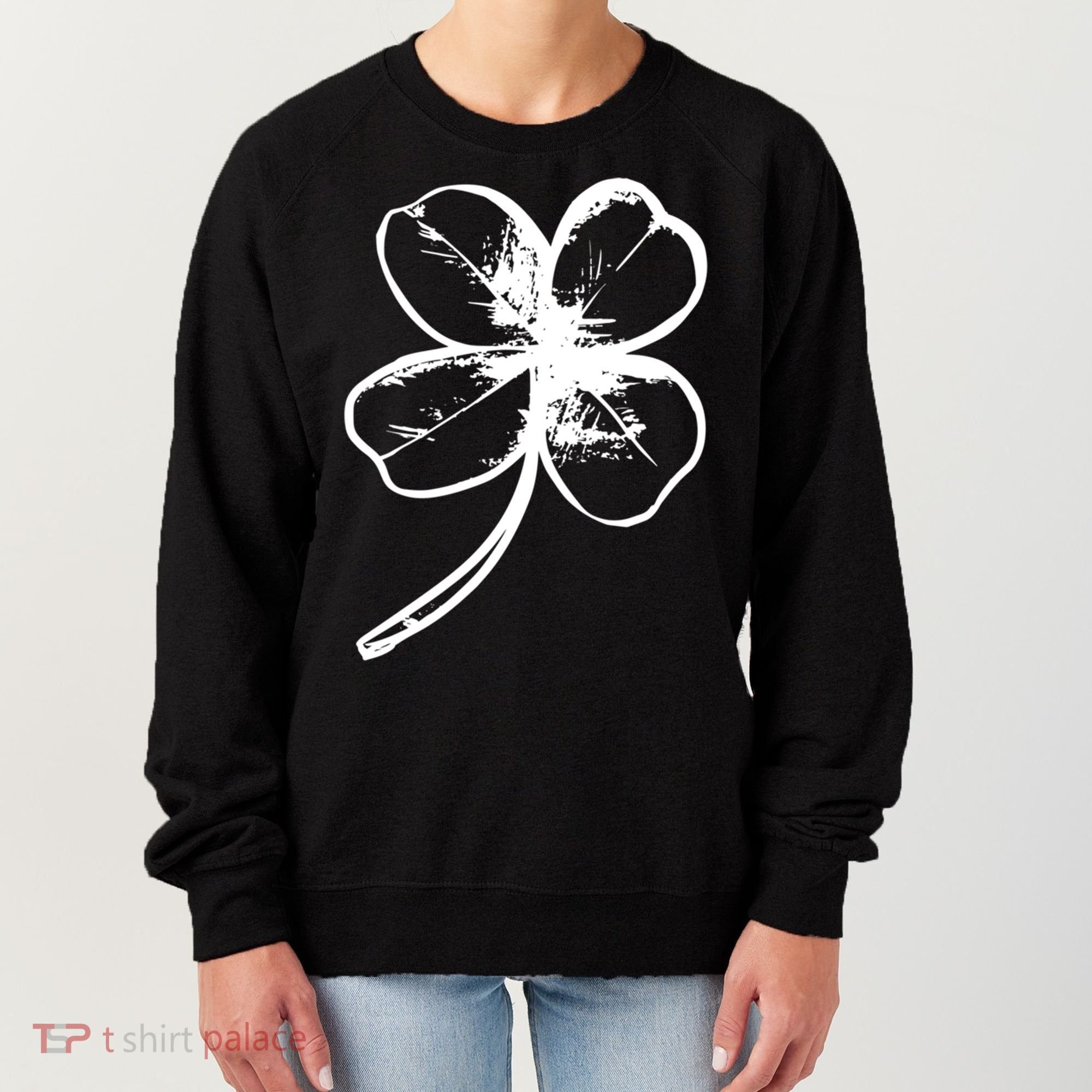 Irish 4 Leaf Clover Shamrock Ireland Vacation Travel Green Cool Gift Women's Sweatshirt
