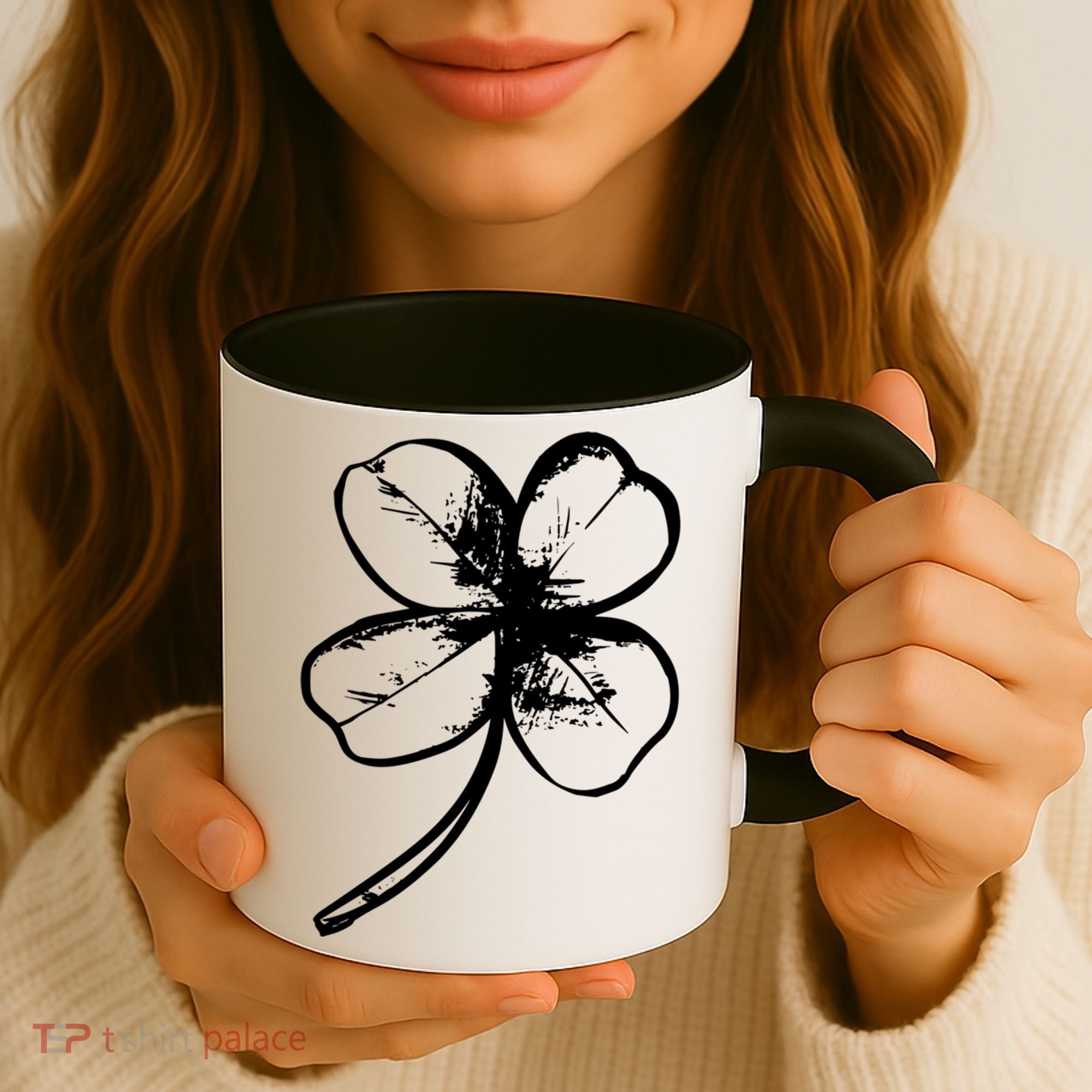 Irish 4 Leaf Clover Shamrock Ireland Vacation Travel Green Cool Gift Coffee Mug