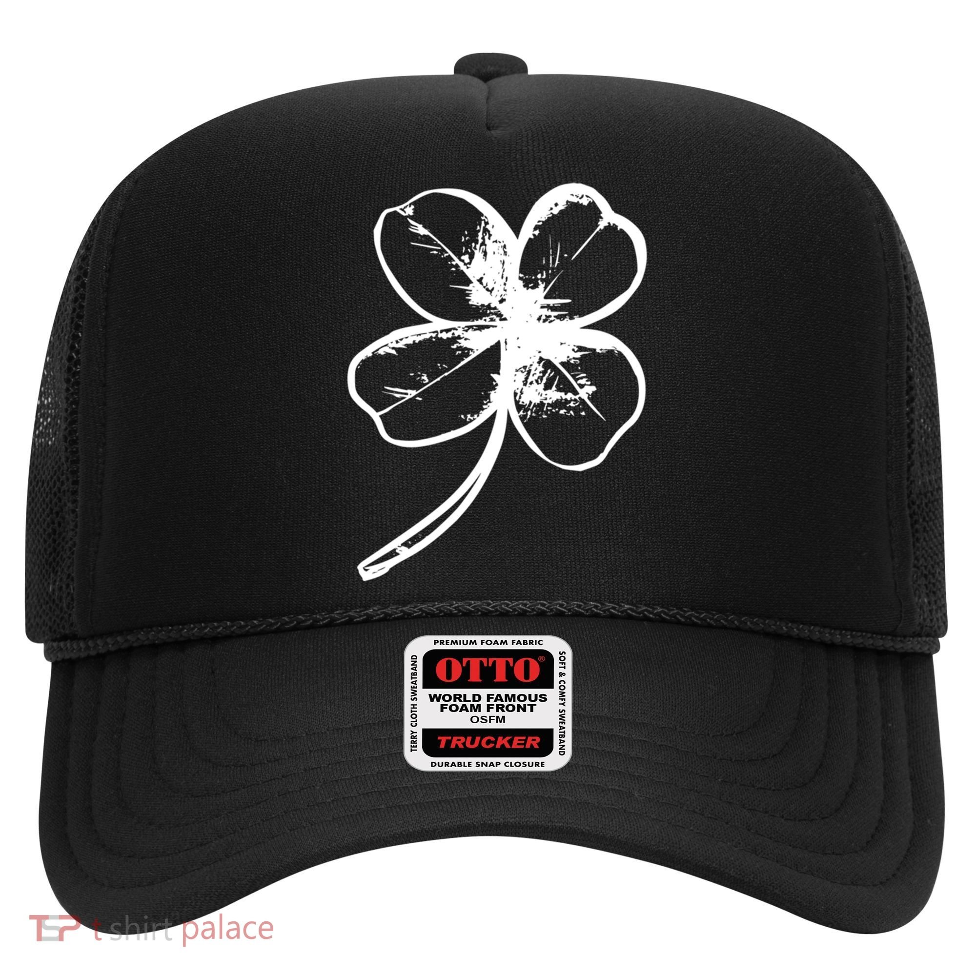 Irish 4 Leaf Clover Shamrock Ireland Vacation Travel Green Cool Gift Hat