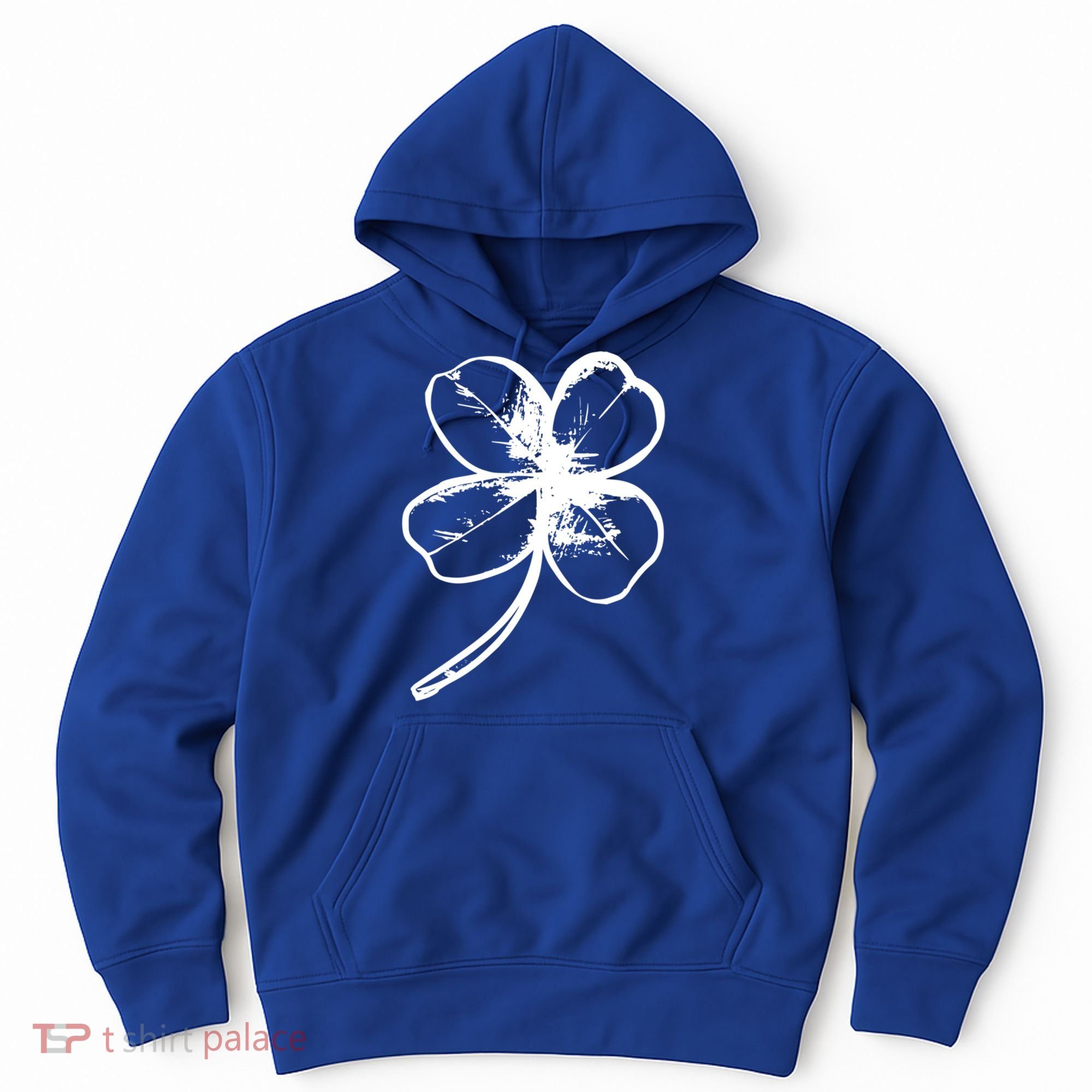 Irish 4 Leaf Clover Shamrock Ireland Vacation Travel Green Cool Gift Hoodie