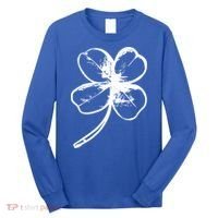 Irish 4 Leaf Clover Shamrock Ireland Vacation Travel Green Cool Gift Long Sleeve Shirt thumb 0