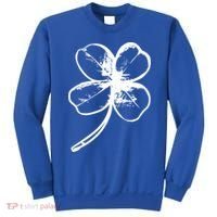 Irish 4 Leaf Clover Shamrock Ireland Vacation Travel Green Cool Gift Sweatshirt thumb 0