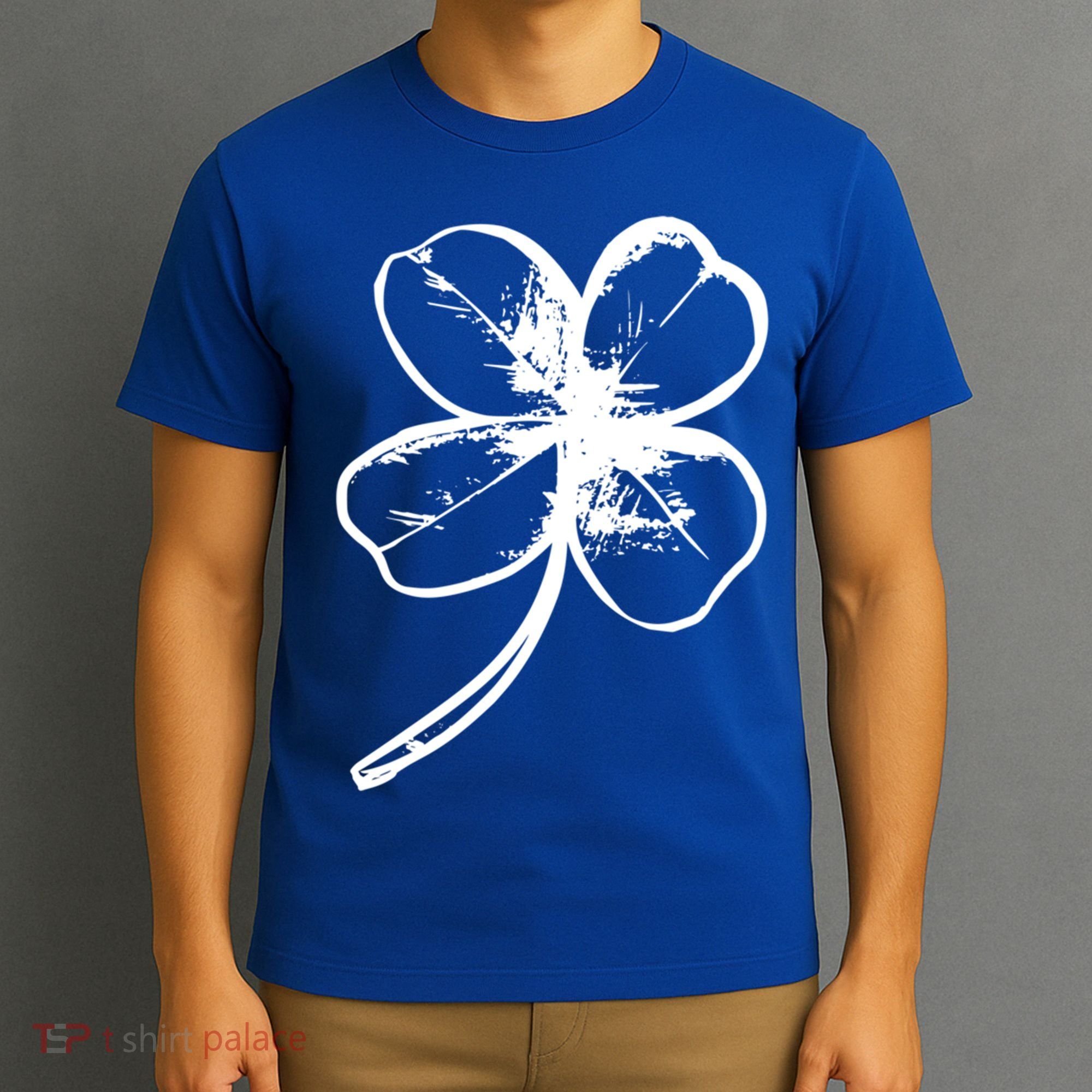 Irish 4 Leaf Clover Shamrock Ireland Vacation Travel Green Cool Gift T-Shirt