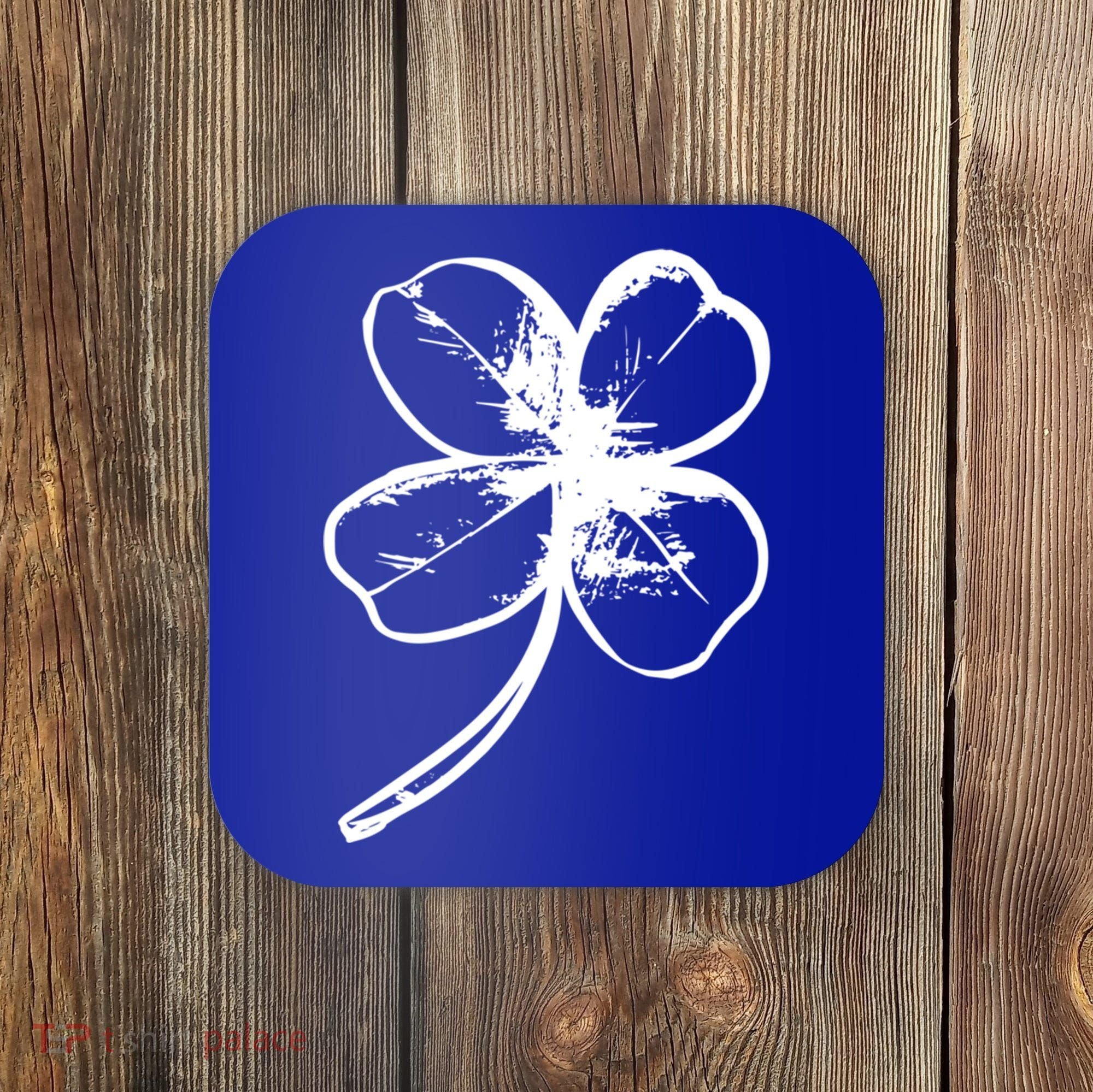 Irish 4 Leaf Clover Shamrock Ireland Vacation Travel Green Cool Gift Coaster