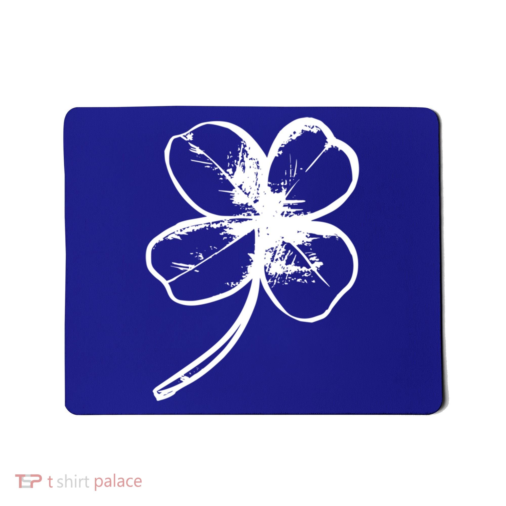 Irish 4 Leaf Clover Shamrock Ireland Vacation Travel Green Cool Gift Mousepad