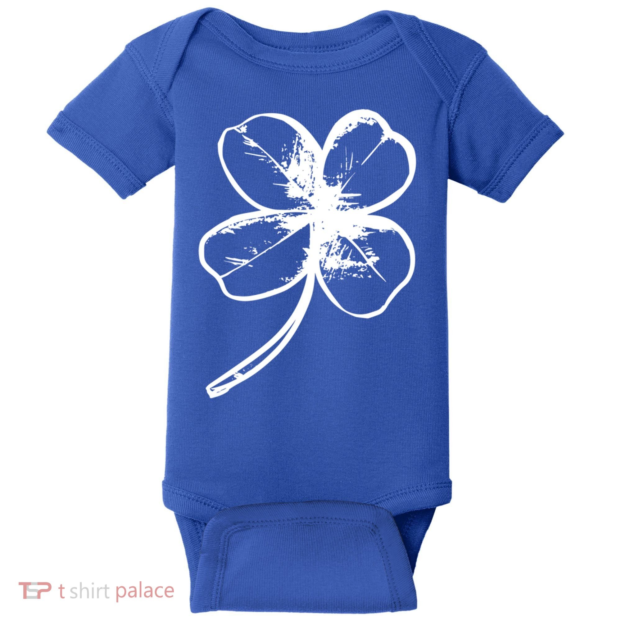 Irish 4 Leaf Clover Shamrock Ireland Vacation Travel Green Cool Gift Baby Bodysuit